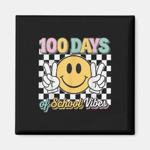 Imán 100 Días De Colegio Vibes 100º Día De Enseñanza