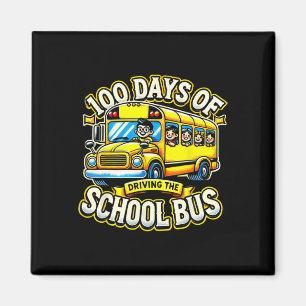 Imán 100 Días De Conducir El Autobús Escolar 2