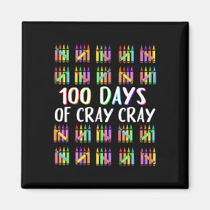 Imán 100 Días De Crayones Grises Felices 100 Días De Es