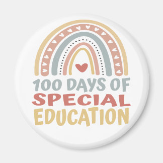 Imán 100 días de educación especial 100 días de escuela