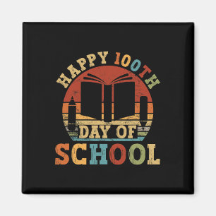 Imán 100 Días De Enseñanza Escolar Estudiante Vinta