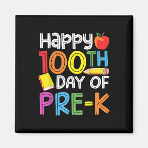 Imán 100 Días De Enseñanza Preescolar 100 Días De