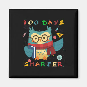 Imán 100 Días De Escolar Chica Regalo Lomo Más Intelige