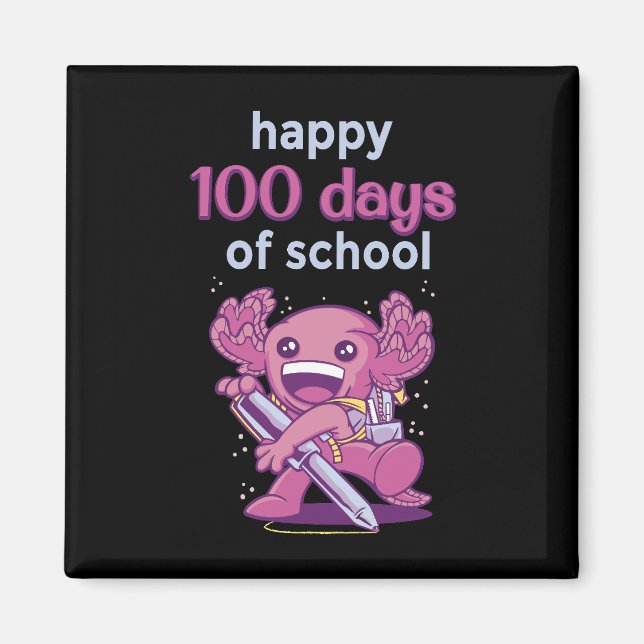 Imán 100 días de escuela (Frente)