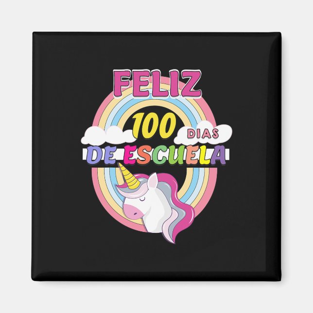 Imán 100 Días De Escuela (Frente)