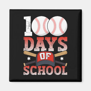 Imán 100 días de escuela Bysebyll 100º día para estudia