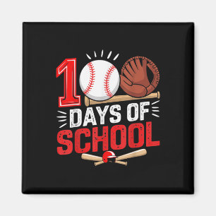 Imán 100 días de escuela de béisbol estudiante de 100 d
