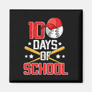 Imán 100 días de escuela de béisbol niños de 100 días d