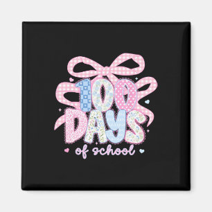 Imán 100 Días De Escuela Lazo Coquette Lazo Niña Mujere