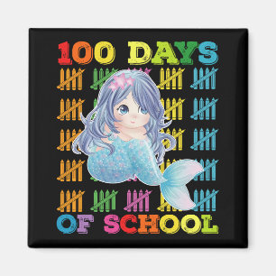 Imán 100 Días De Escuela Sirena Maestra Alumna