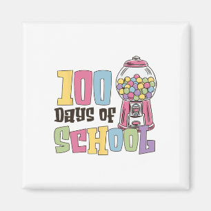 Imán 100 Días De Escuela Tee 100 Días De Escuela Gumbyl