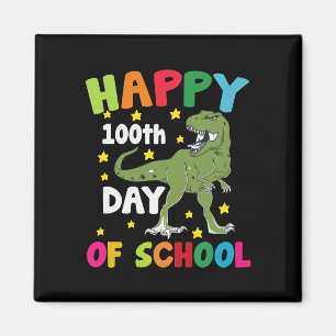Imán 100 días de escuela Trex 100º día de escuela 