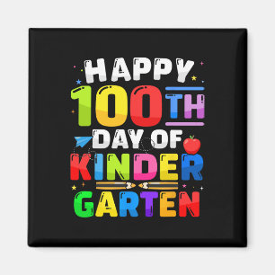 Imán 100 días de guardería para niños maestros