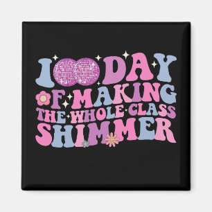 Imán 100 Días De La Discoteca De La Clase Completa