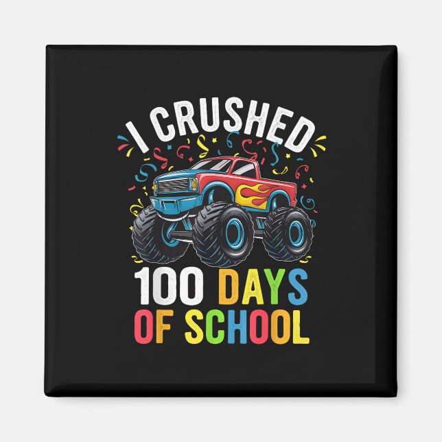Imán 100 Días De Monstruo Escolar (Frente)