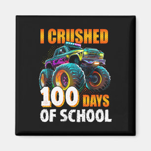Imán 100 Días De Monstruo Escolar Camión 100 Día De Sch