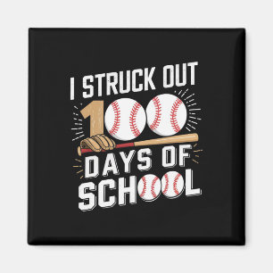 Imán 100 días de niños chicos de la escuela 100º día de