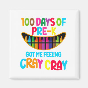 Imán 100 Días De Prek Me Hicieron Sensarme De Grillo Gr