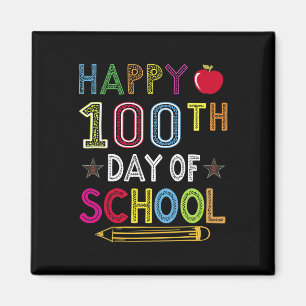 Imán 100 Días De Regalo Escolar Para Estudiantes