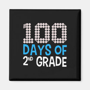 Imán 100 Días De Segundo Grado Deporte De Béisbol 100º