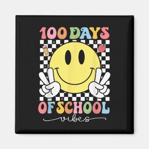 Imán 100 Días De Sonrisas Escolares, Cara 100