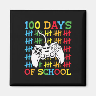 Imán 100 Días De Videojuegos Escolares Controlador Gami