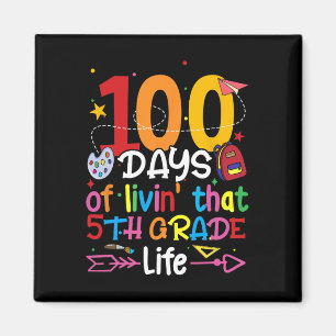 Imán 100 Días De Vivir Esa Vida De 5to Grado Niño Niña