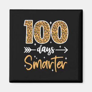 Imán 100 días del Leopard 100th Day Of School Teacher K