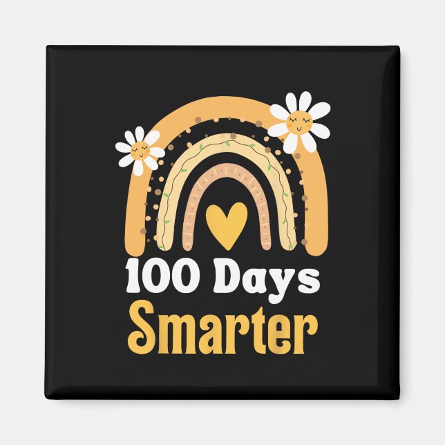 Imán 100 días del maestro de escuela 100 días más intel (Frente)