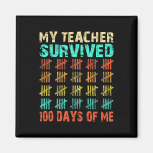 Imán 100 Días Escolares 100º Día De Costeo Escolar