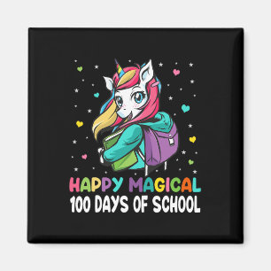 Imán 100 Días Feliz Magico 100 Días De Escuela