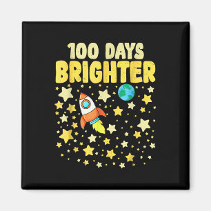 Imán 100 días más Brillantes 100 días de astronauta esc