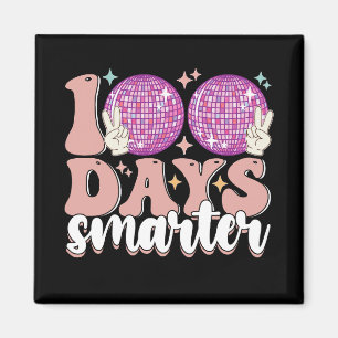 Imán 100 días más inteligente disco bola 100º día de cl