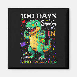 Imán 100 días más inteligentes en jardín de niños niños