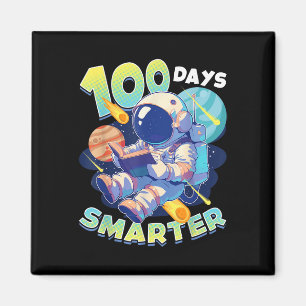 Imán 100 días más inteligentes espacio astronauta 100 d