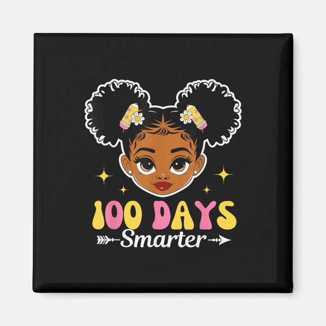 Imán 100 días más inteligentes para los Chicas africano (Frente)