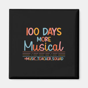 Imán 100 Días Más Notas Musicales 100 Días De Colegio M