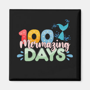 Imán 100 Días Mermazantes 100º Día de la Escuela Sirena