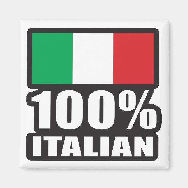 Imán 100% italiano (Frente)