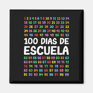 Imán 100 Maestra Española Dias De Escuela
