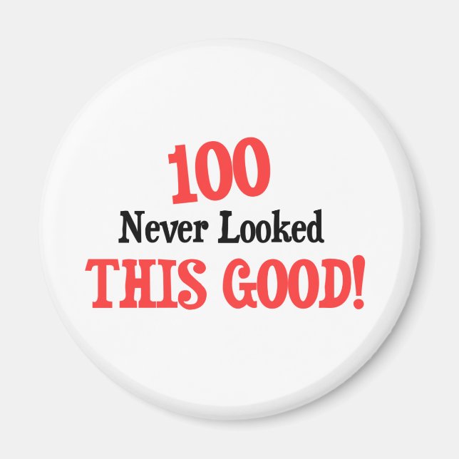 Imán ¡100 nunca se veían tan bien! (Frente)