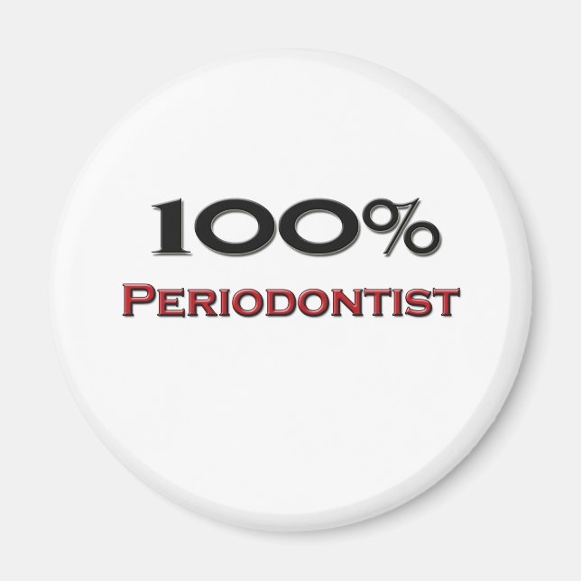 Imán 100% Peridontista (Frente)