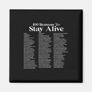 Imán 100 razones para seguir vivo Prevención del suicid