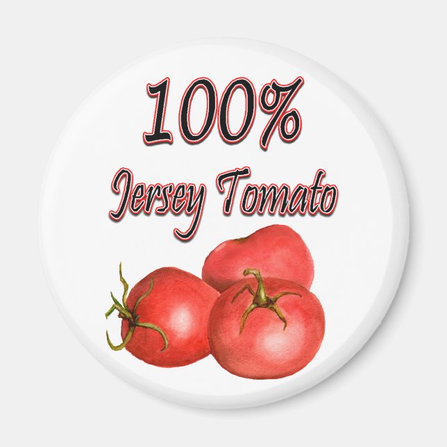 Imán 100% Tomate Jersey (Frente)