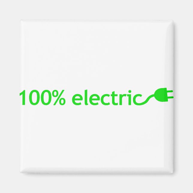 Imán 100% Vehículo eléctrico (Frente)