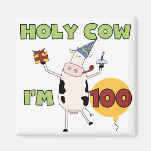 Imán 100as camisetas y regalos del cumpleaños de la