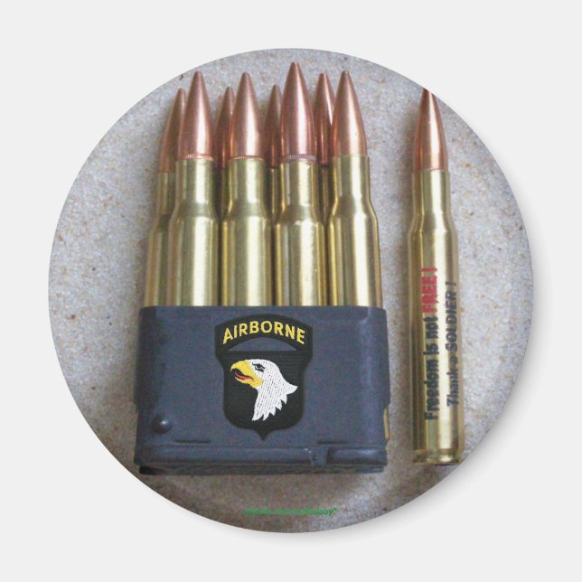 Imán 101ª división aérea veteranos vets war imnet (Frente)