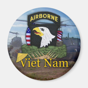 Imán 101ª división aérea vietnam vets Magnet