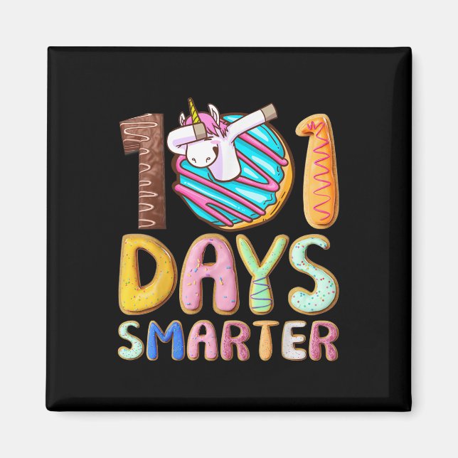 Imán 101 días más inteligentes, escuela de Dabbing Unic (Frente)