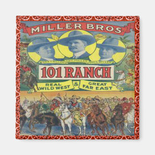 Imán 101 vaqueros occidentales del rancho